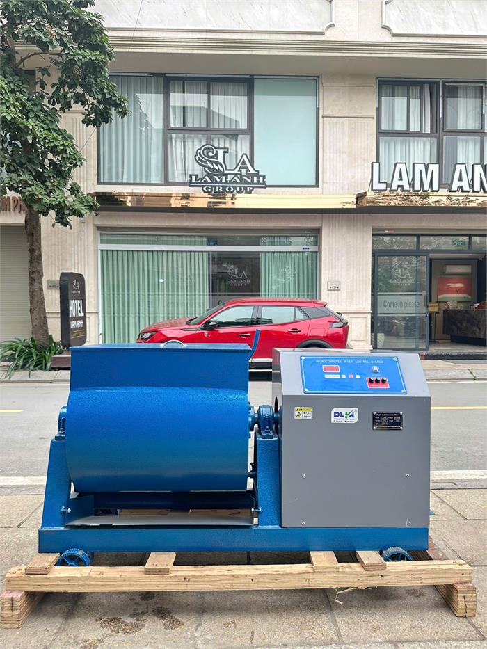 Máy trộn bê tông cưỡng bức trục ngang Model SJD - 60 